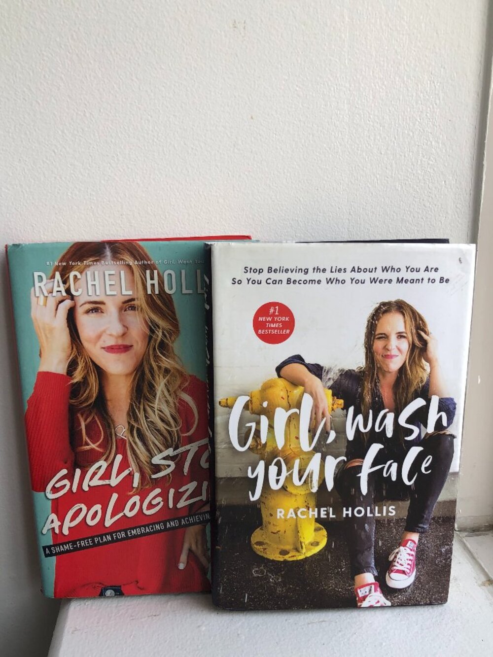 RACHEL HOLLIS Hardback Book Set Girl, Wash Your Face & Girl, Stop Apologizing